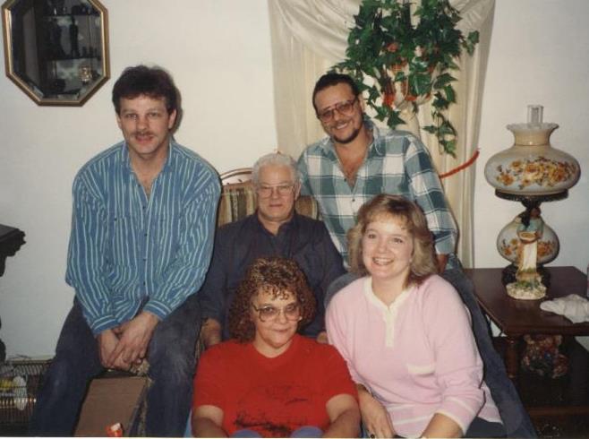 Liz, her daughter, Anna, Charles, Gene, and Mike Crawford.jpg